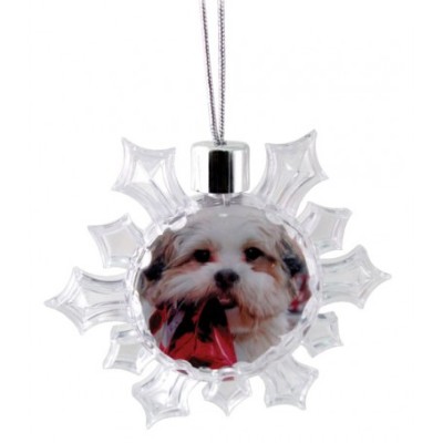 Christmas Fillable Photo Bauble