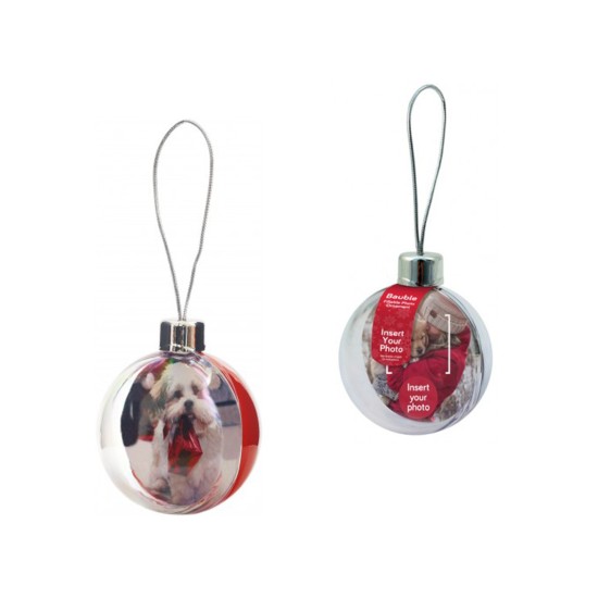 Christmas Fillable Photo Bauble
