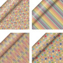 3m Gift wrap- Printed Kraft 