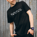 Analogue Black Tee