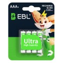 EBL AAA 1100mAh Rechargeable Batteries (4 Pack)
