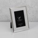 Elegance Silver Plated Rib Edge 6x4 Frame