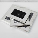 Elegance Silver Plated Rib Edge 6x4 Frame