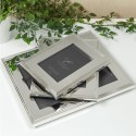 Elegance Silver Plated Rib Edge 6x4 Frame