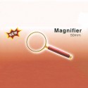 GOLD RIM MAGNIFIER 50MM 5X
