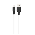 Hoco X21 Plus Silicone 1M USB to Micro-USB Charging Data Cable 