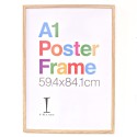 Iframe Poster Wood Finish Frame A1