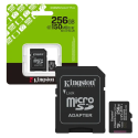 Kingston 256GB Canvas Select Plus Gen3 MicroSDXC with SD Adapter – UHS-I, 150MB/s