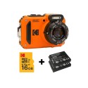 Kodak PIxPro WPZ2 Orange Digital Waterproof Camera