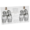 Message Frame Clip Sister Double (6x4)