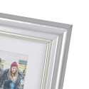 Metro Multi Aperture 10 Silver Photo Frame