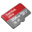SanDisk microSDXC Ultra 256GB (A1/UHS-I/Cl.10/150MB/s) + Adapter 