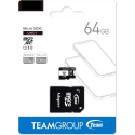 Team 64GB Micro SDXC UHS-1 Class 10 Flash Card with Adapter High-Speed Memory Storage