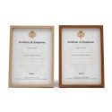 Wood Effect A4 Certificate Frame