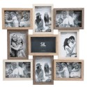 Wood Style Multi Photo Frame - 11 x 6x4