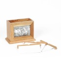 Wooden Photo Box with Pull-Out Albums