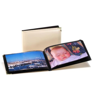 Rose Gold Design Mini 6"x4" Slip in Photo Album 36 Pockets 