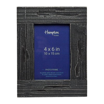 Claxton Dark Grey Wood Frame