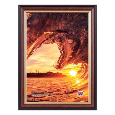 Impressions Aluminium Photo Frame Black & Gold