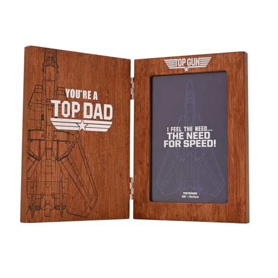 Add To BoardsTop Gun Top Dad Folding Photo Frame