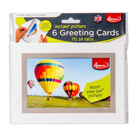 Adventa 4x6 inch Greeting Cards 6pk