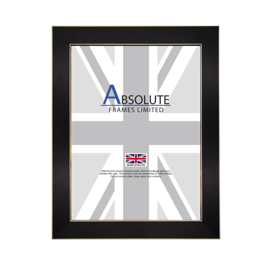 Black Ash Silver Edge Frame