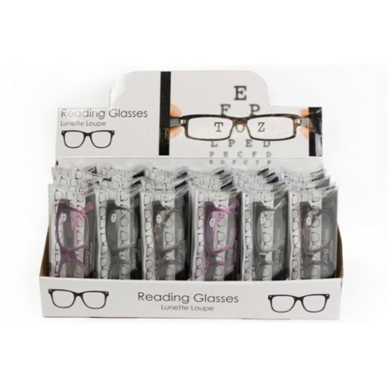 Clear Frame Reading Glasses 