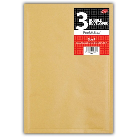 Club Padded Envelope Pack of 3 (230mm x 340mm)