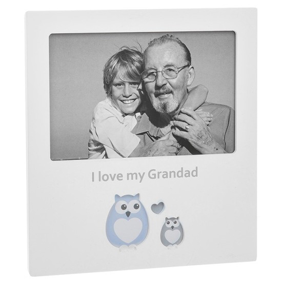 Cut out Owl Love Grandad 6x4