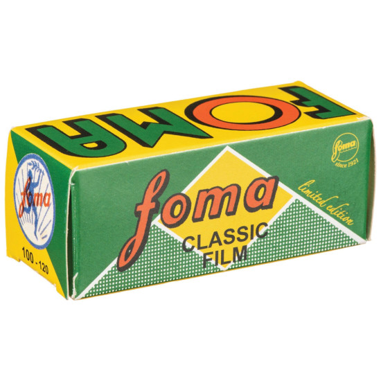 Fomapan 100 120mm Retro Packaging