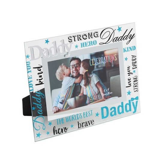 Glass 3D Daddy 6x4 Frame