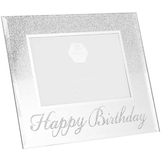 Glitter Mirror Birthday Frame 6x4