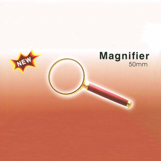 GOLD RIM MAGNIFIER 50MM 5X