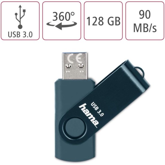 Hama 128GB Flash Drive Rotate