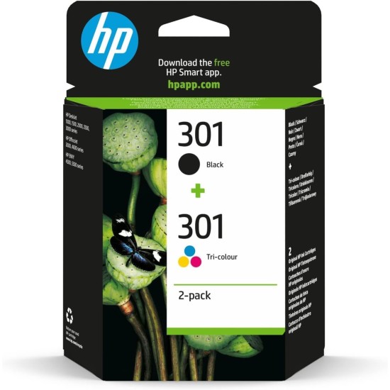 HP 301 Black + Colour (2 pack)