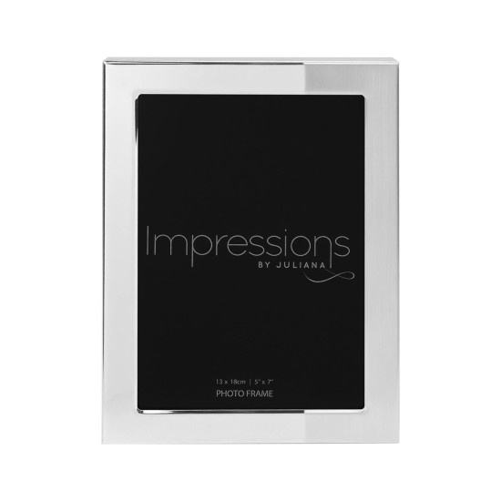 Impressions Shiny & Satin Silver plated Steel Frame 5