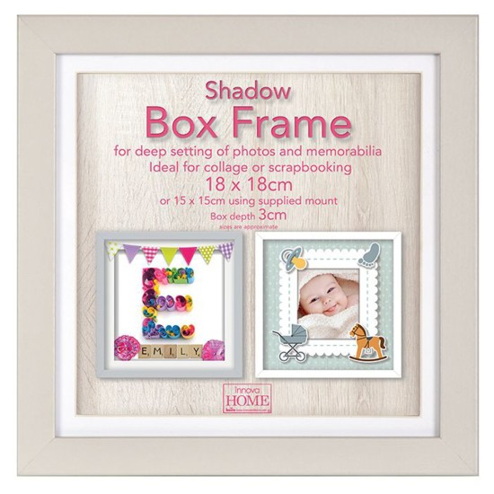 Shadow Box Frame Grey