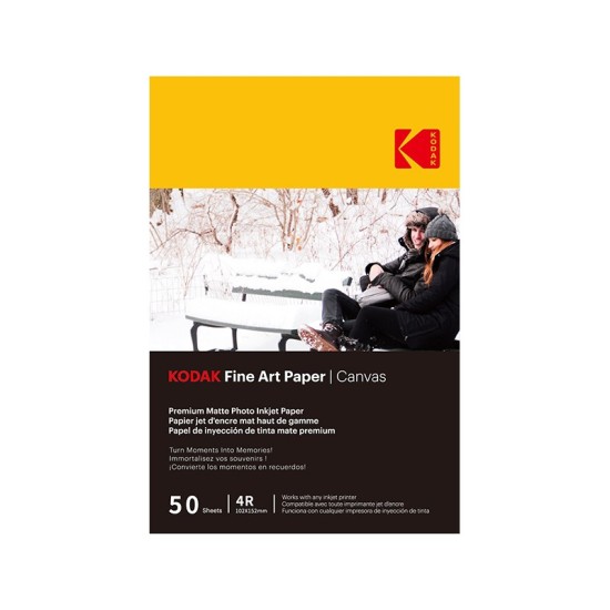 Kodak Fine Art Paper Matte Canvas 10x15 (50)