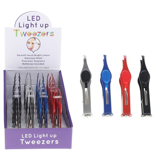 LED light up tweezers