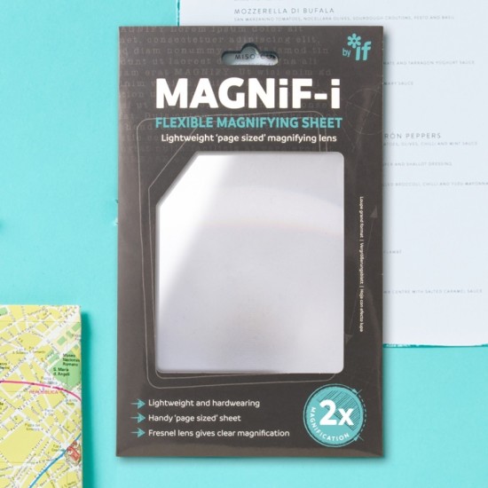 MAGNIFI-I Flexible Magnifying Sheet