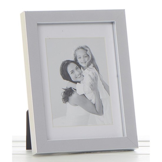 Modern Silver Mount Frame