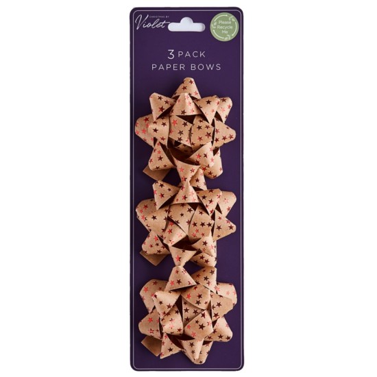 Paper bows- 3 pack