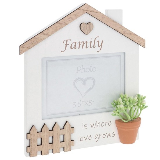 Planted with love photo frame