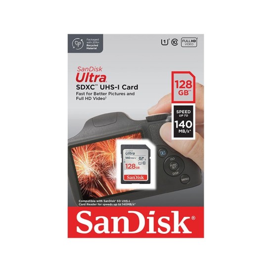 SANDISK ULTRA 128GB SDXC 140MB/S