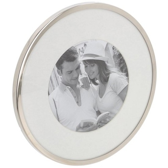 Silver Curve Round Round Frame 4x4