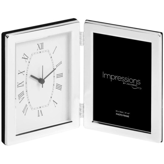 Silver Plated Clock 6