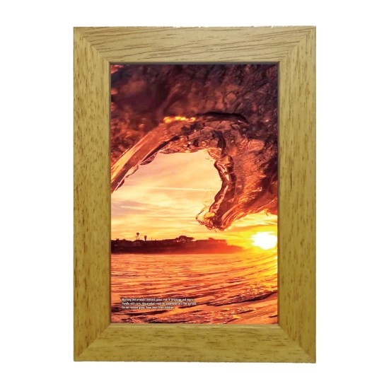 Small Lindley Honey Oak Frame