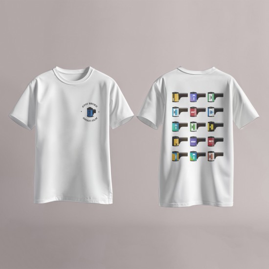 Stay Broke, Shoot Film Tee