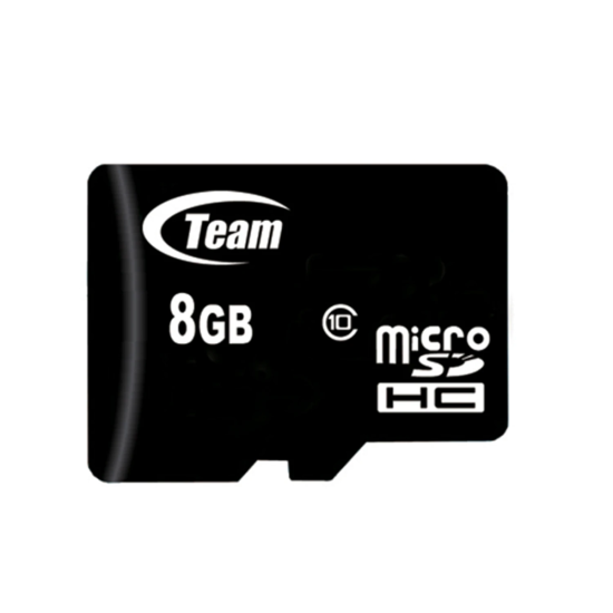 Team 8GB Micro SDHC Class 10 Flash Memory Card with Adapter High-Speed Storage