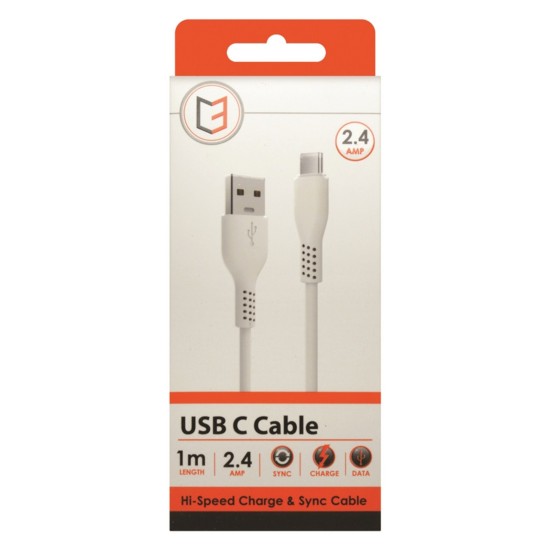Tech USB C Charging & Data Cable (1M)
